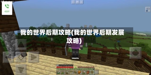 我的世界后期攻略(我的世界后期发展攻略)