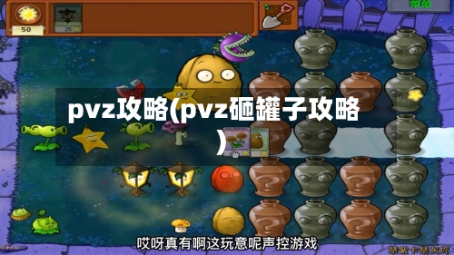 pvz攻略(pvz砸罐子攻略)