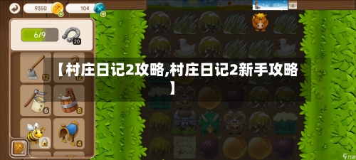 【村庄日记2攻略,村庄日记2新手攻略】
