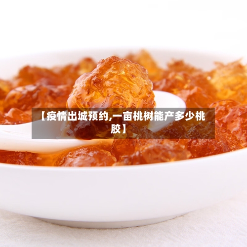 【疫情出城预约,一亩桃树能产多少桃胶】