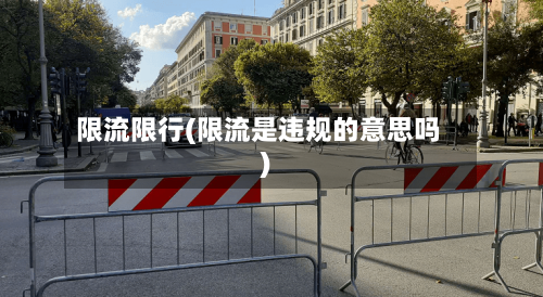限流限行(限流是违规的意思吗)-第2张图片