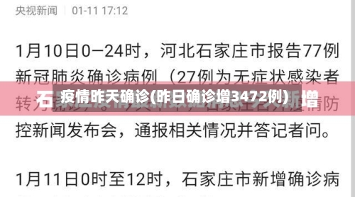 疫情昨天确诊(昨日确诊增3472例)-第2张图片