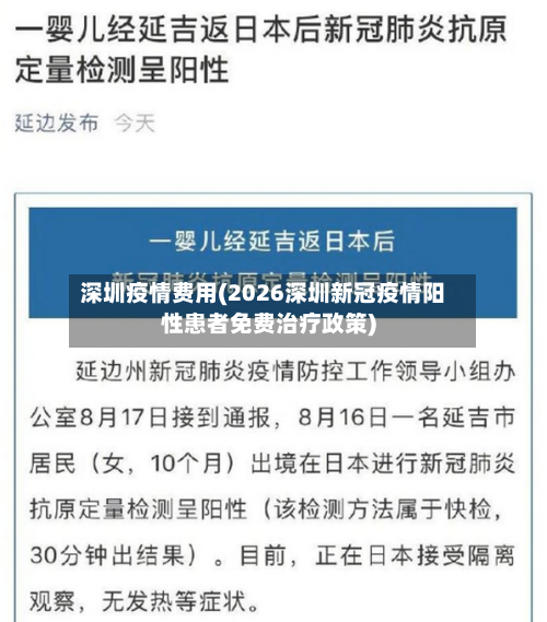 深圳疫情费用(2026深圳新冠疫情阳性患者免费治疗政策)-第2张图片