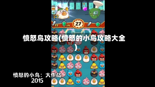 愤怒鸟攻略(愤怒的小鸟攻略大全)-第2张图片