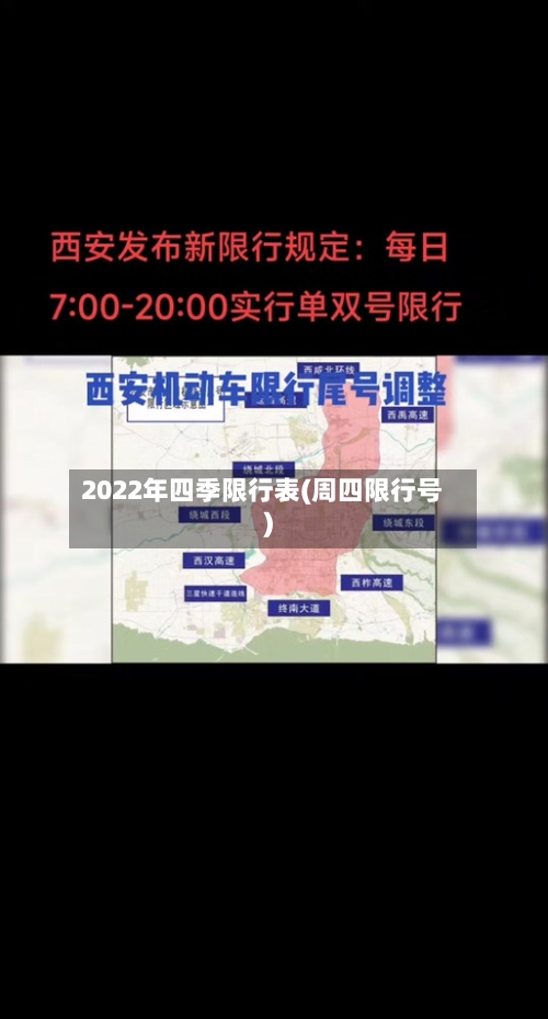 2022年四季限行表(周四限行号)-第3张图片