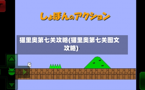 猫里奥第七关攻略(猫里奥第七关图文攻略)-第2张图片