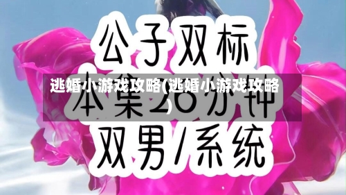 逃婚小游戏攻略(逃婚小游戏攻略)-第2张图片